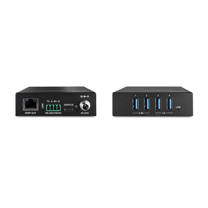 Lindy 100m USB 3.2 Gen 1 Cat.6A HDBaseT Extender KVM Switch