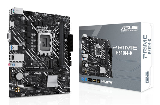 ASUS Prime H610M-K Intel H610 LGA 1700 micro ATX Motherboard