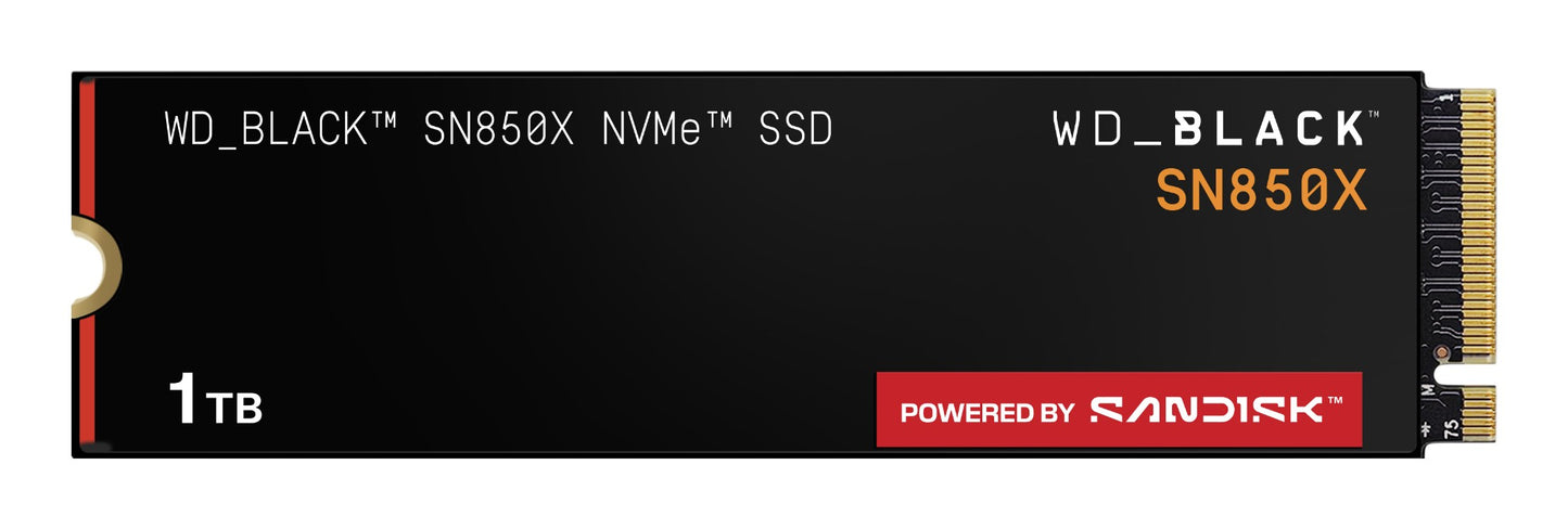 Western Digital Black 1TB M.2 NVMe PCIe Gen4 SSD (WDS100T2X0E)