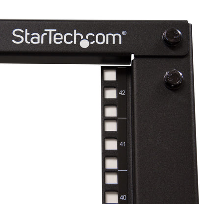StarTech.com 42U 4-Post Server Rack, 19in Open Frame Rack with 40in (101cm) Mounting