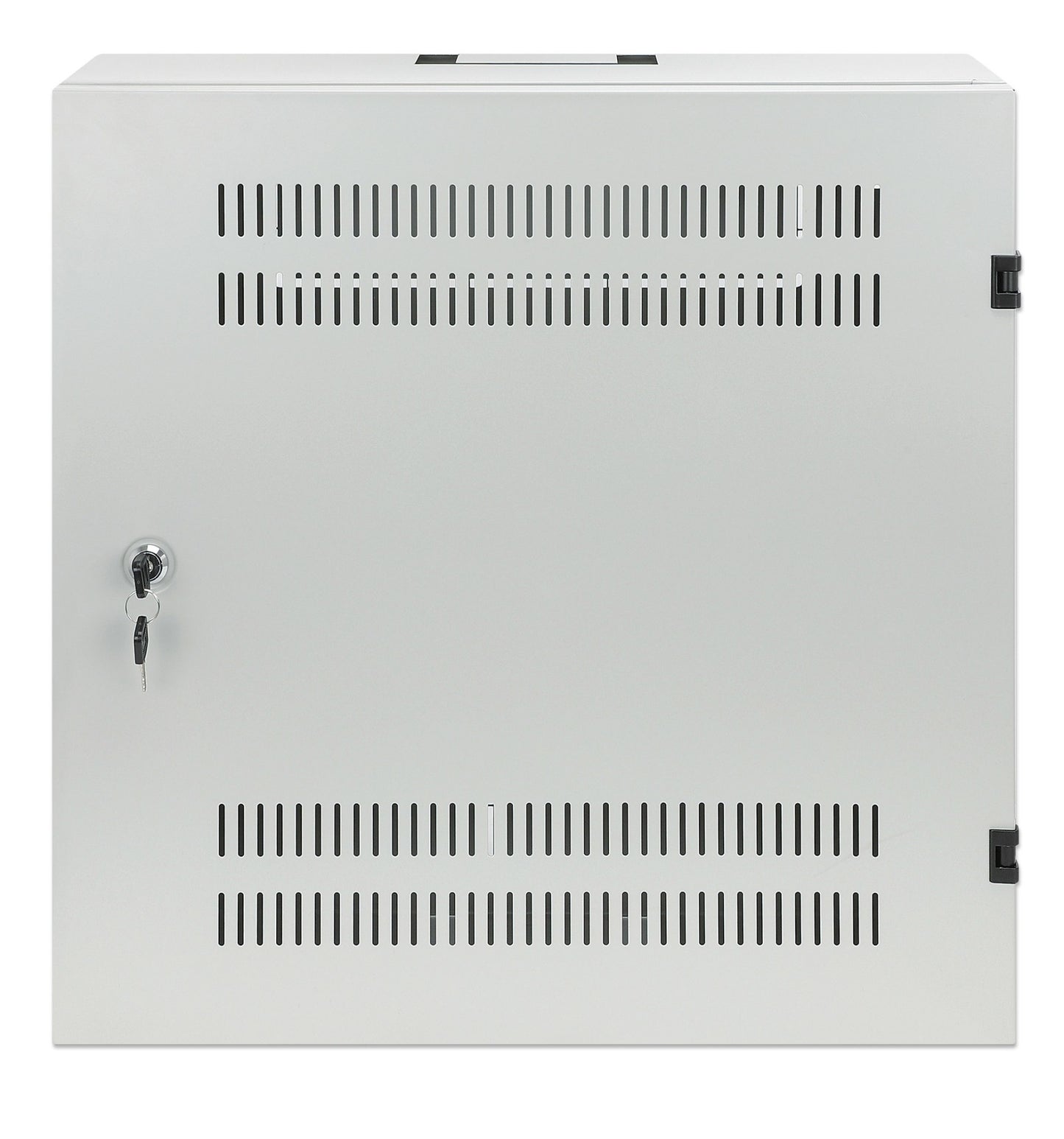 Intellinet Low-Profile 19" Wall Mount Cabinet with 4U Horizontal and 2U Vertical Rack (Gray)