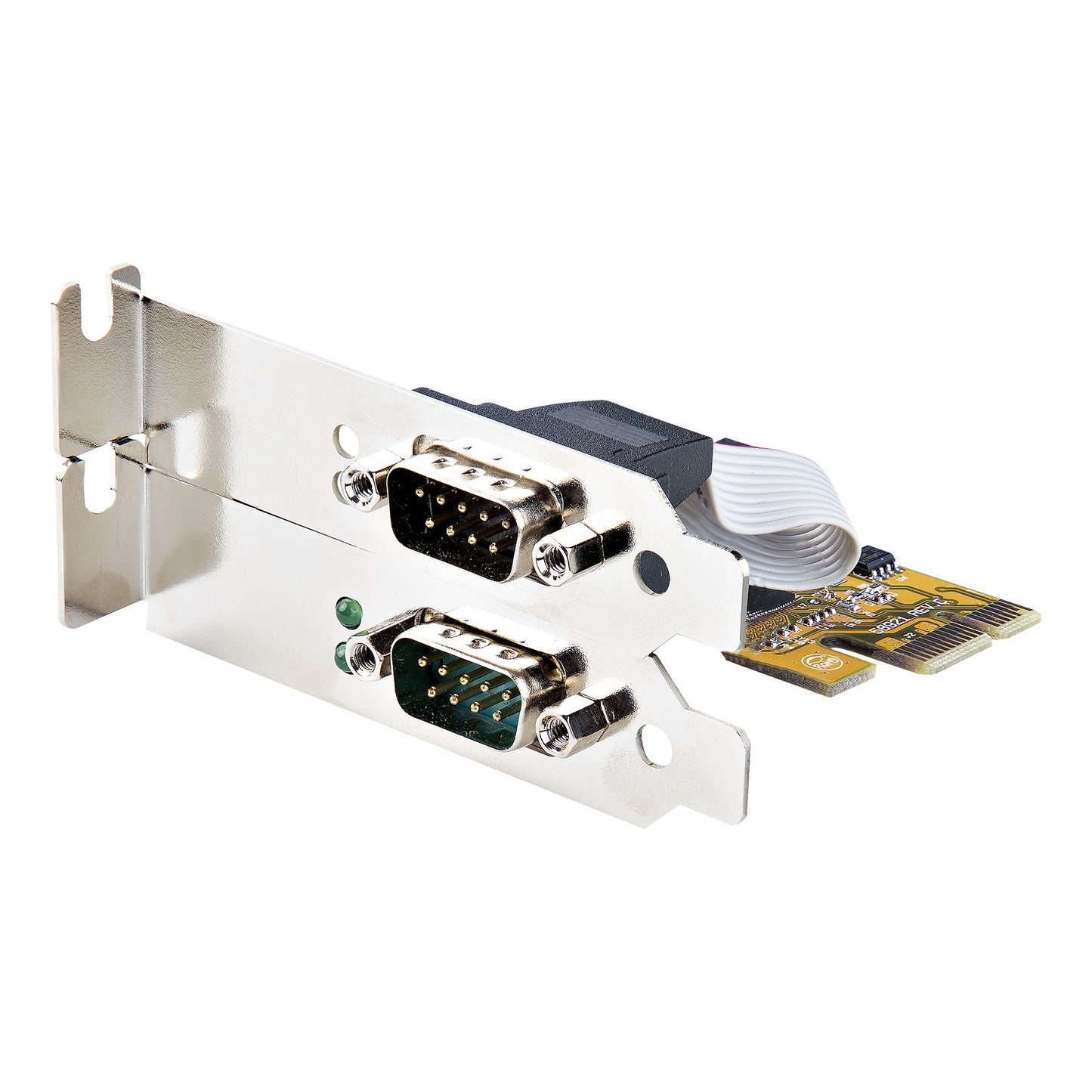 StarTech.com 2-Port PCI Express Serial Card, Dual Port PCIe to RS232 (DB9) Serial Hub