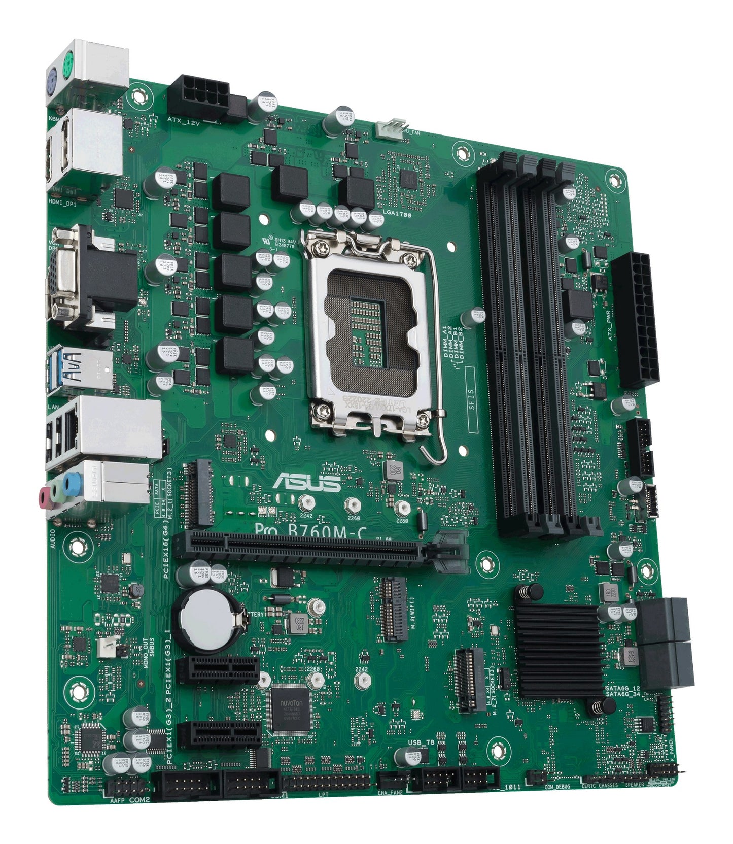 ASUS PRO B760M-C-CSM Intel B760 LGA 1700 micro ATX Motherboard