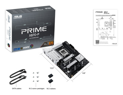 ASUS PRIME X870-P AMD X870 Socket AM5 ATX Motherboard