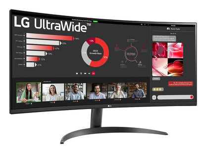 LG 34WR50QK-B 34" UWQHD VA 100Hz Curved Monitor