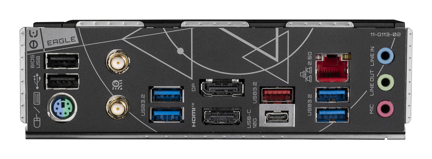 Gigabyte Z790 EAGLE AX Motherboard - Supports Intel Core 14th Gen CPUs, 12+1+１Phases