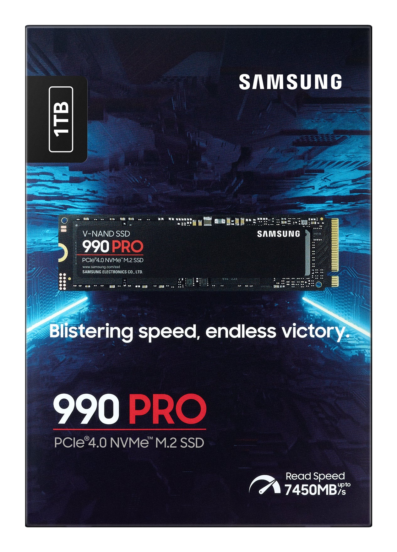 Samsung MZ-V9P1T0BW 1TB M.2 NVMe PCIe Gen4 SSD