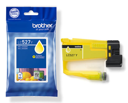 Brother LC-527Y Yellow Ink Cartridge (900 pages, Brother MFC-J 4350)