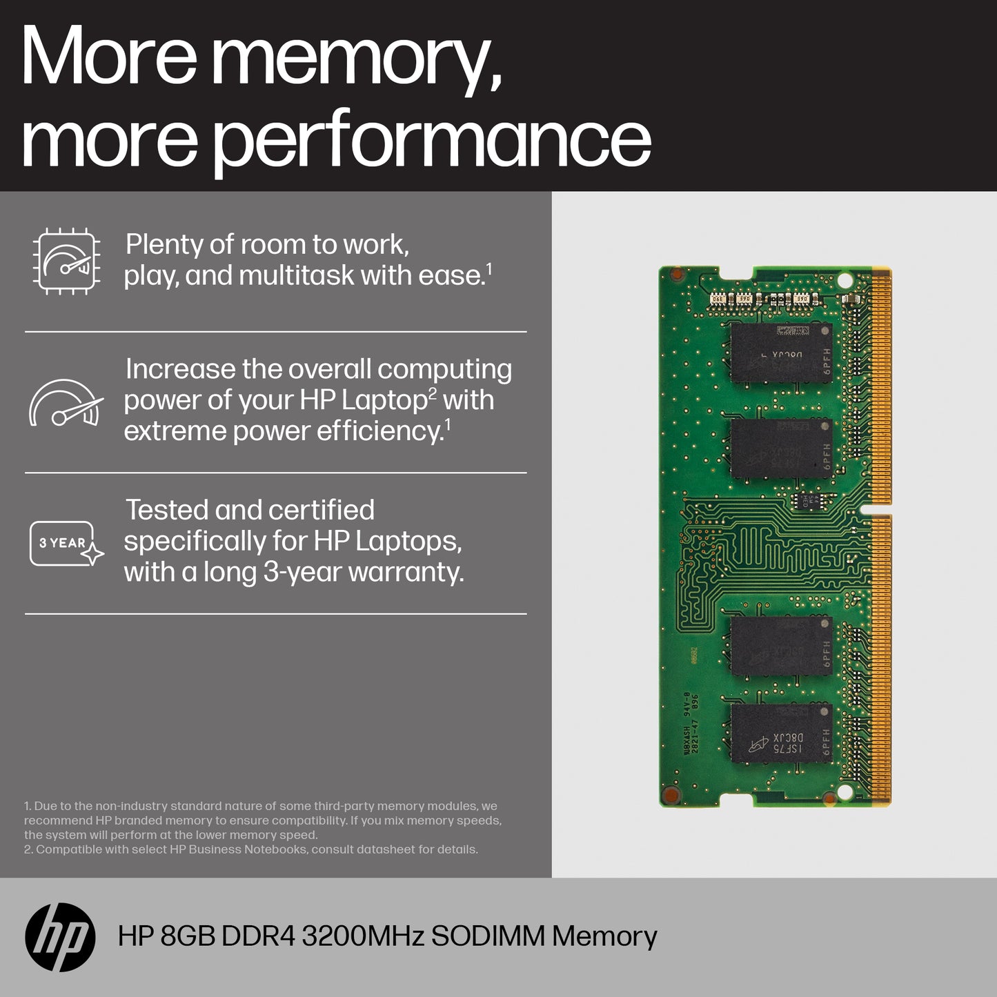HP 16GB DDR4 3200MT/s SO-DIMM Laptop RAM