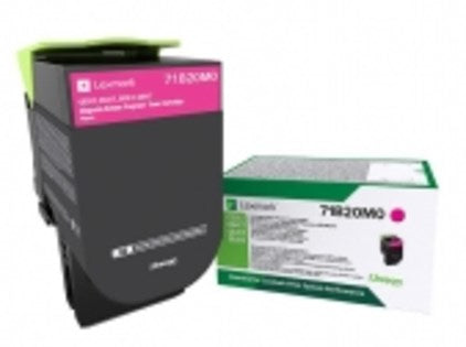 Lexmark 71B20M0 Magenta Toner Cartridge (2.3K pages)