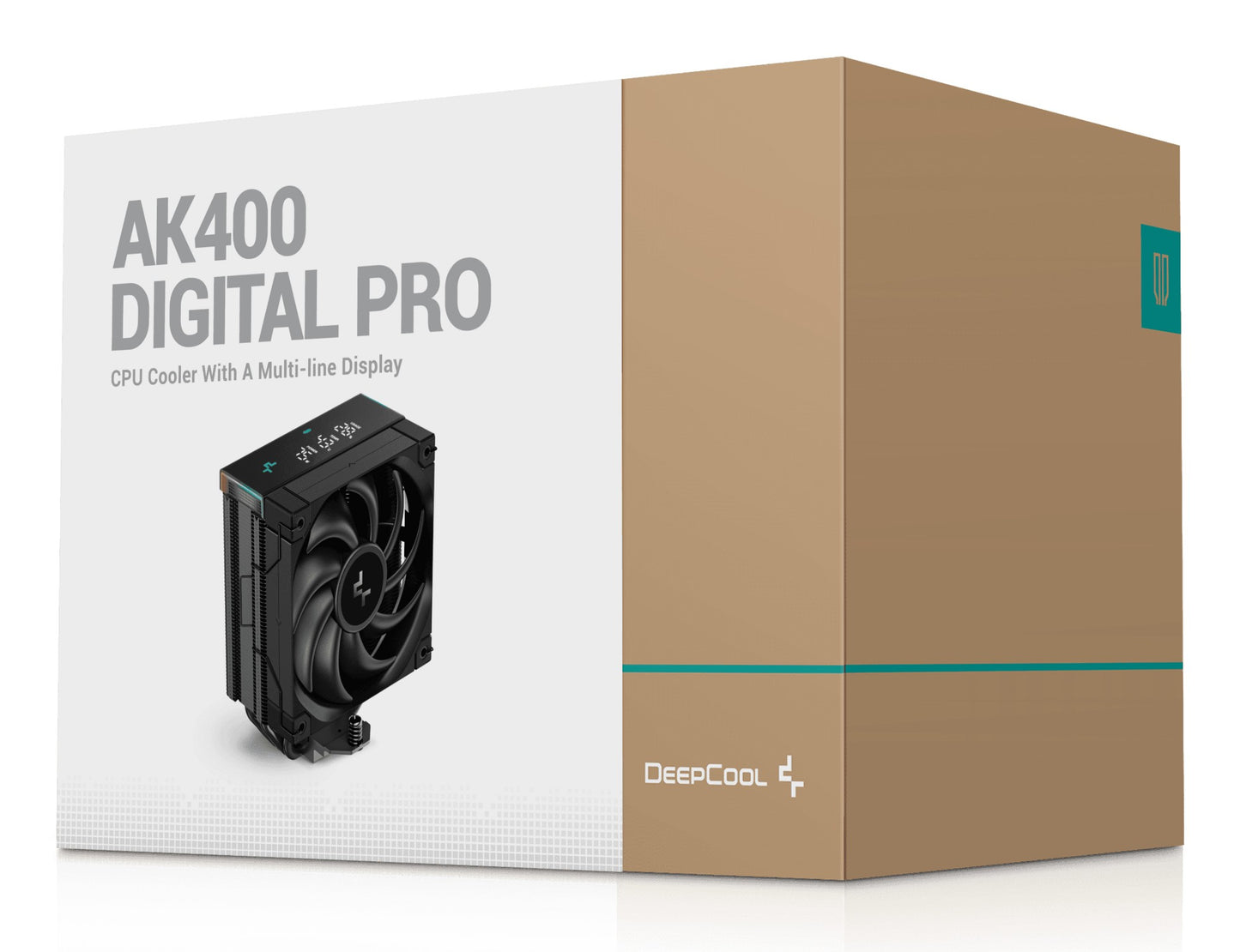 DeepCool AK400 Digital PRO Processor Air cooler 12 cm Black 1 pc(s) Cooling