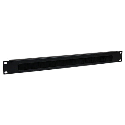 StarTech.com 1U High-density Brush Strip Cable Management Panel, Sturdy Steel Rack