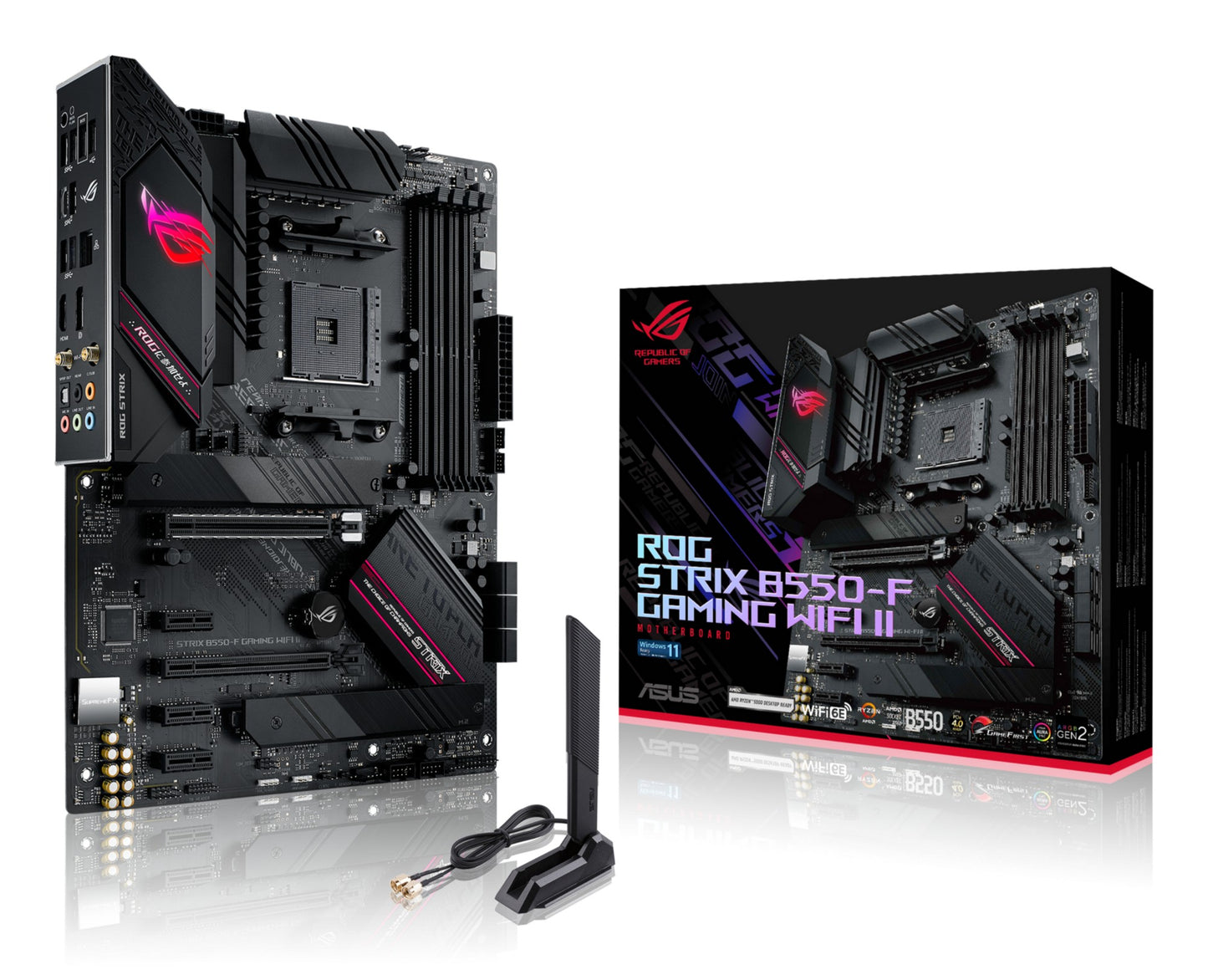 ASUS ROG STRIX B550-F GAMING WIFI II AMD B550 Socket AM4 ATX Motherboard