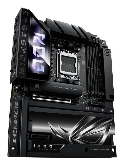 ASUS ROG CROSSHAIR X870E HERO BTF AMD X870E Socket AM5 ATX Motherboard