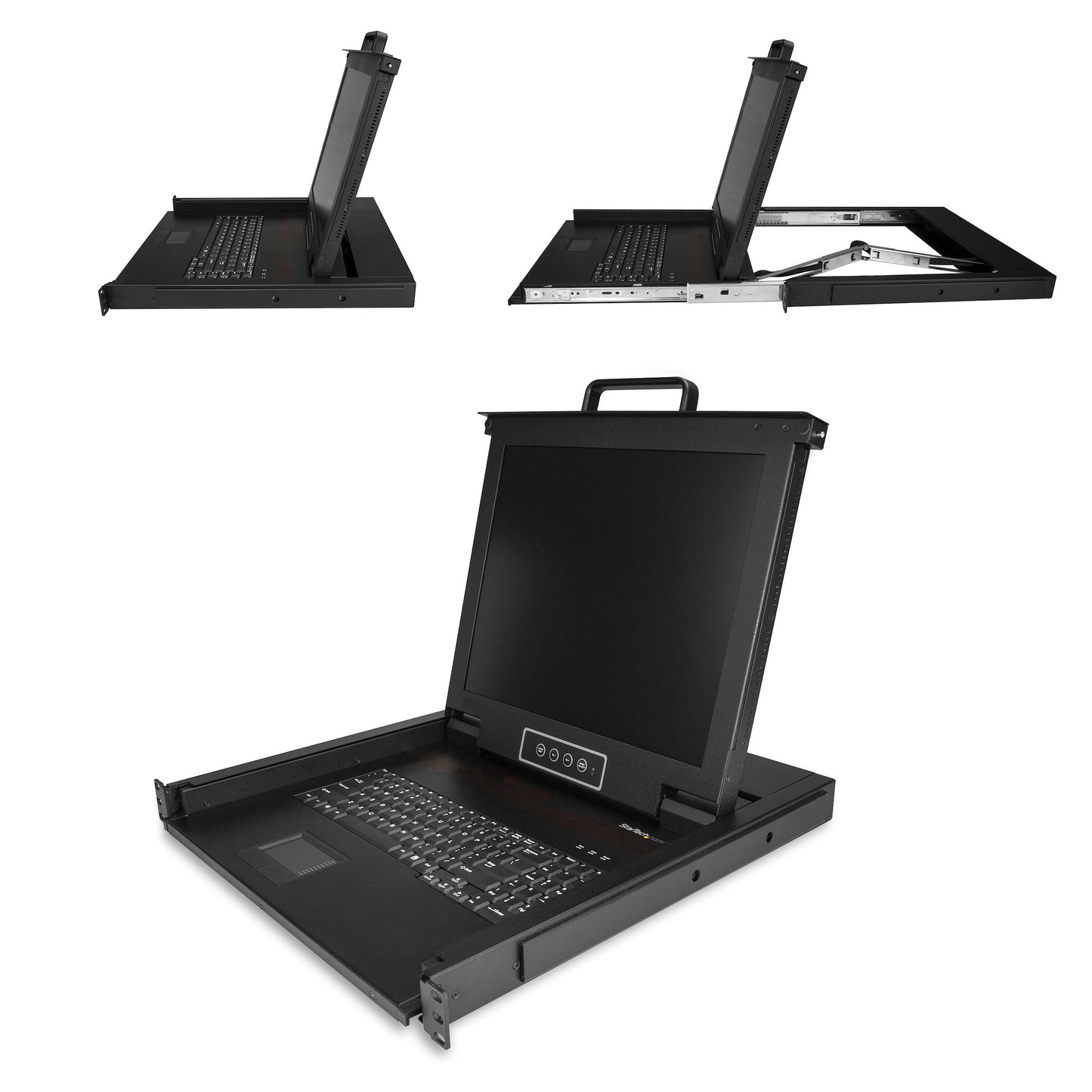 StarTech.com Rackmount KVM Console - Single Port VGA KVM with 17" LCD Monitor for