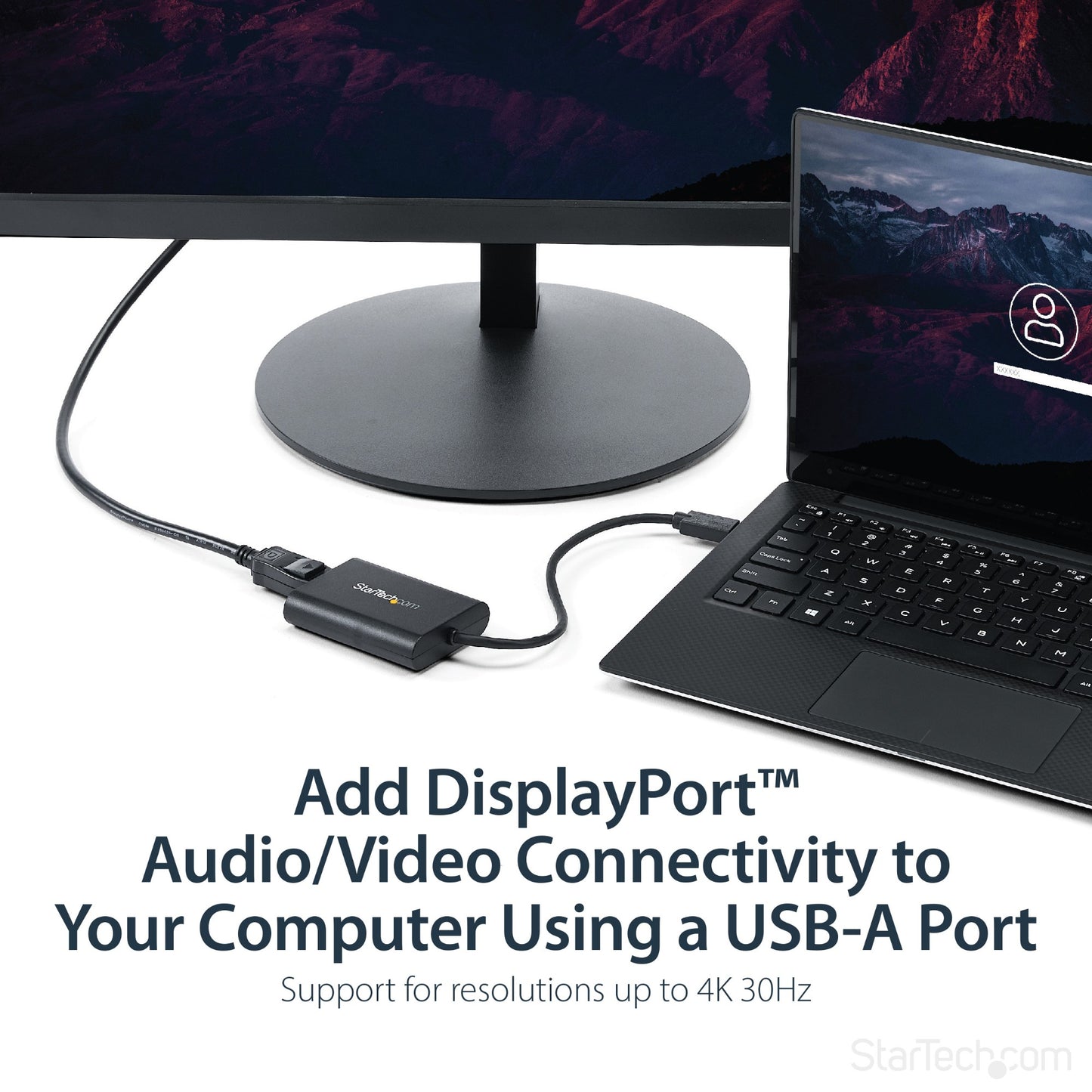 StarTech.com USB 3.0 to DisplayPort Adapter, USB DP Monitor Converter for Windows Hub
