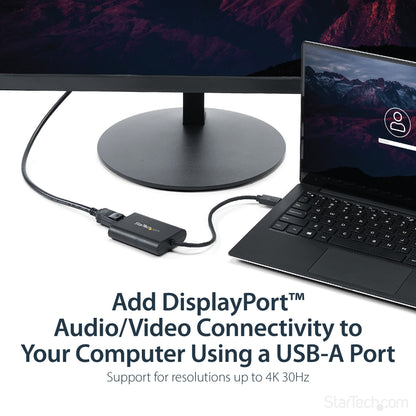 StarTech.com USB 3.0 to DisplayPort Adapter, USB DP Monitor Converter for Windows Hub
