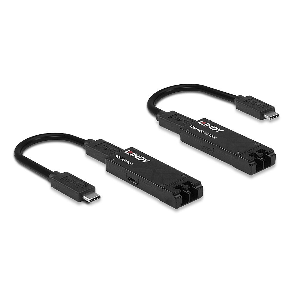 Lindy 100m Fibre Optic USB 3.2 Type C Extender Hub
