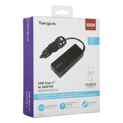 Targus APA108EU power adapter/inverter Indoor 100 W Black Charger