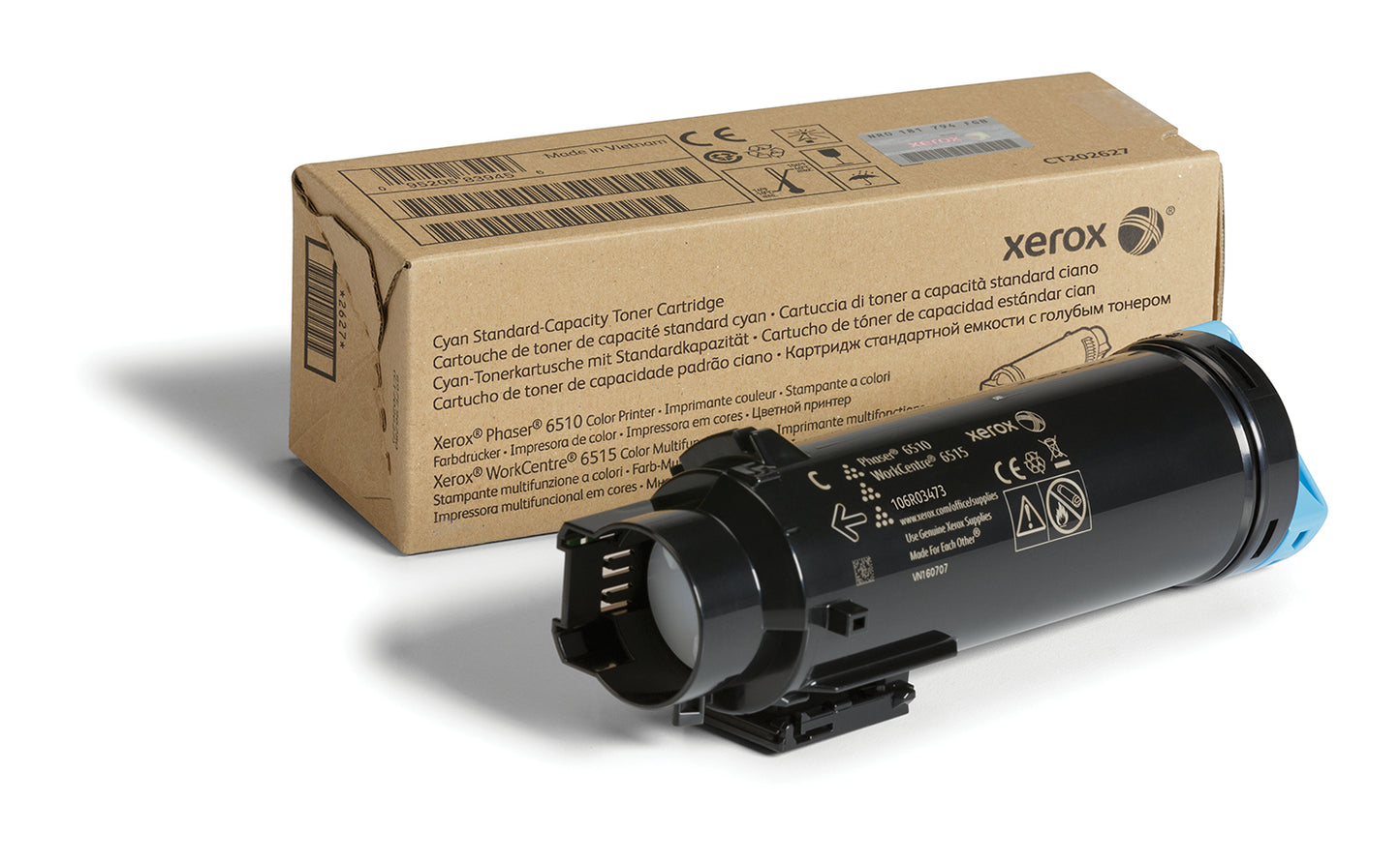 Xerox 106R03473 Cyan Toner Cartridge (1K pages, Xerox Phaser 6510)