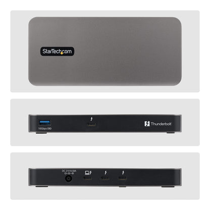 StarTech.com 4-Port Thunderbolt 5 Hub with Thunderbolt Share KVM, 80/120Gbps, 8K