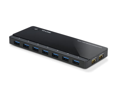 TP-LINK UH720 interface hub USB 3.2 Gen 1 (3.1 Gen 1) Micro-B 5000 Mbit/s Black