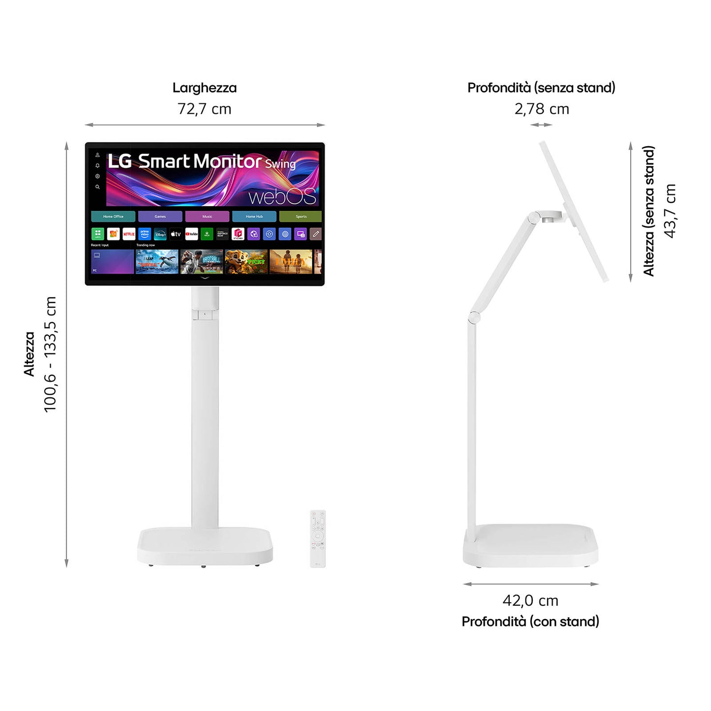 LG 32U889SA-W 31.5" 4K UHD IPS Touch Monitor