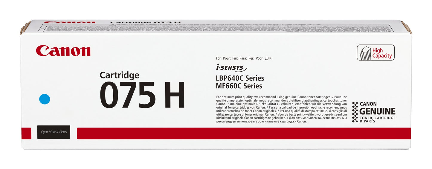 Canon 6368C002/075H Cyan Toner Cartridge (2.5K pages, Canon i-SENSYS LBP-640)