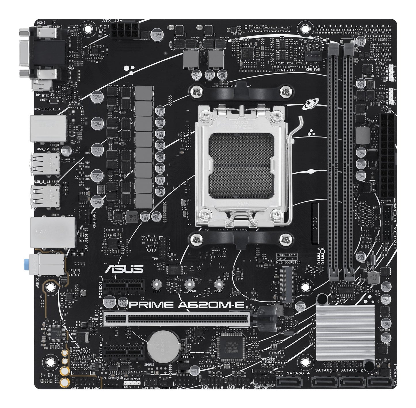 ASUS PRIME A620M-E-CSM AMD A620 Socket AM5 micro ATX Motherboard