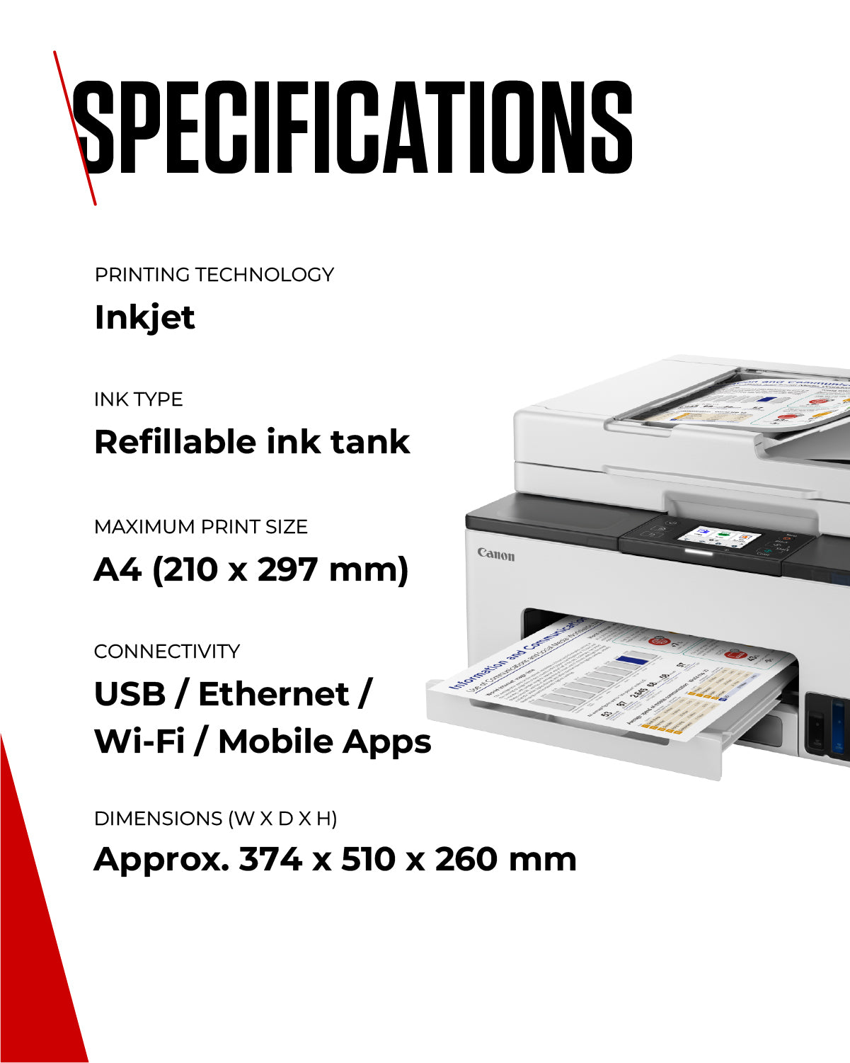 Canon MAXIFY GX2050 Printer