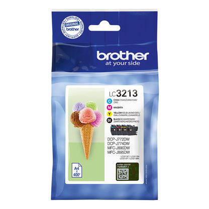 Brother LC-3213VAL Ink Cartridge (400 pages, Brother DCP-J 772)