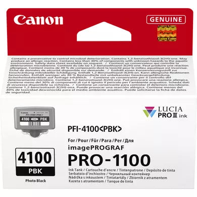 Canon 6777C001/PFI-4100PBK Black Ink Cartridge (Canon IPF PRO-1100)