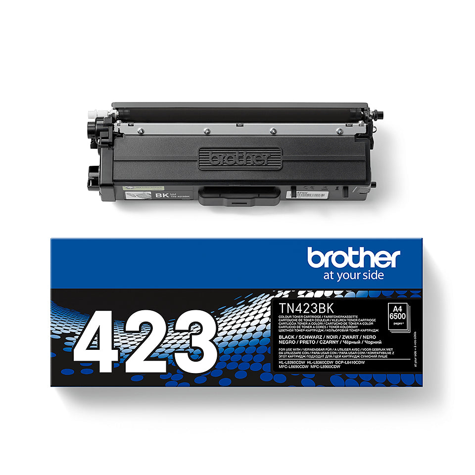 Brother TN-423BK Black Toner Cartridge (6.5K pages)