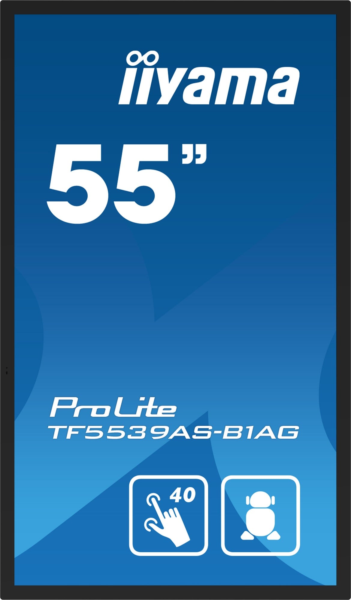 iiyama TF5539AS-B1AG Signage Display Kiosk design 54.6" 4K UHD IPS Touch Monitor