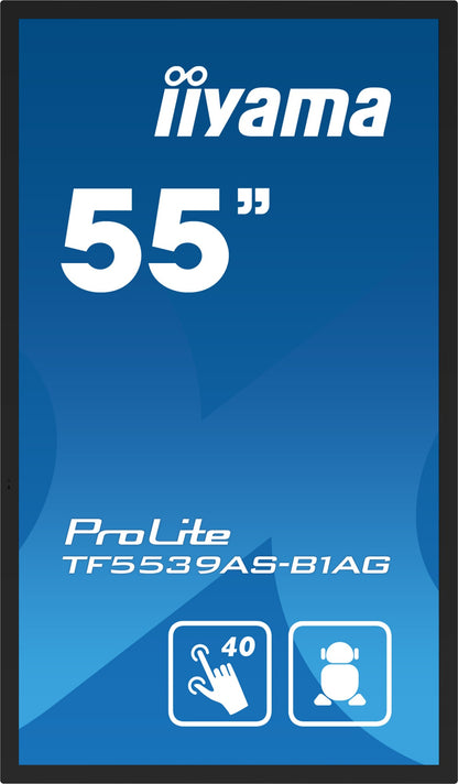 iiyama TF5539AS-B1AG Signage Display Kiosk design 54.6" 4K UHD IPS Touch Monitor