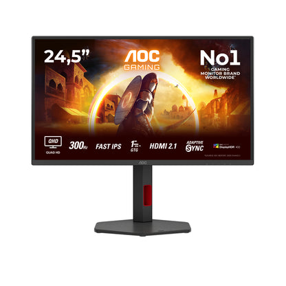 AOC G4 Q25G4SR 24.5" QHD IPS 300Hz Monitor