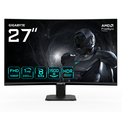 Gigabyte GS27FC2 27" Full HD VA 240Hz Curved Monitor