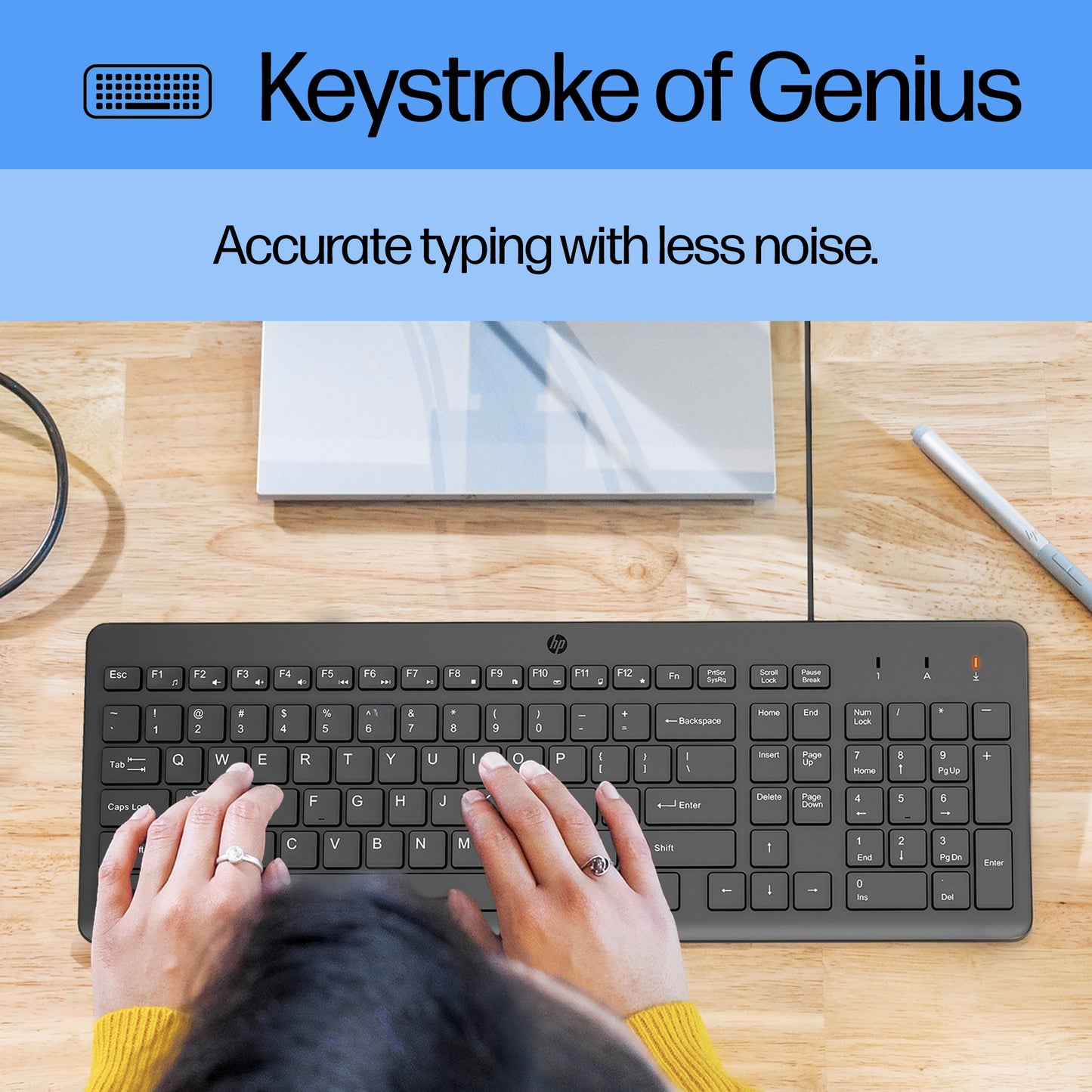 HP 150 Wired Keyboard & Mouse Combo