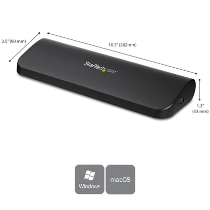 StarTech.com Monitor HDMI/DVI/VGA USB Docking Station