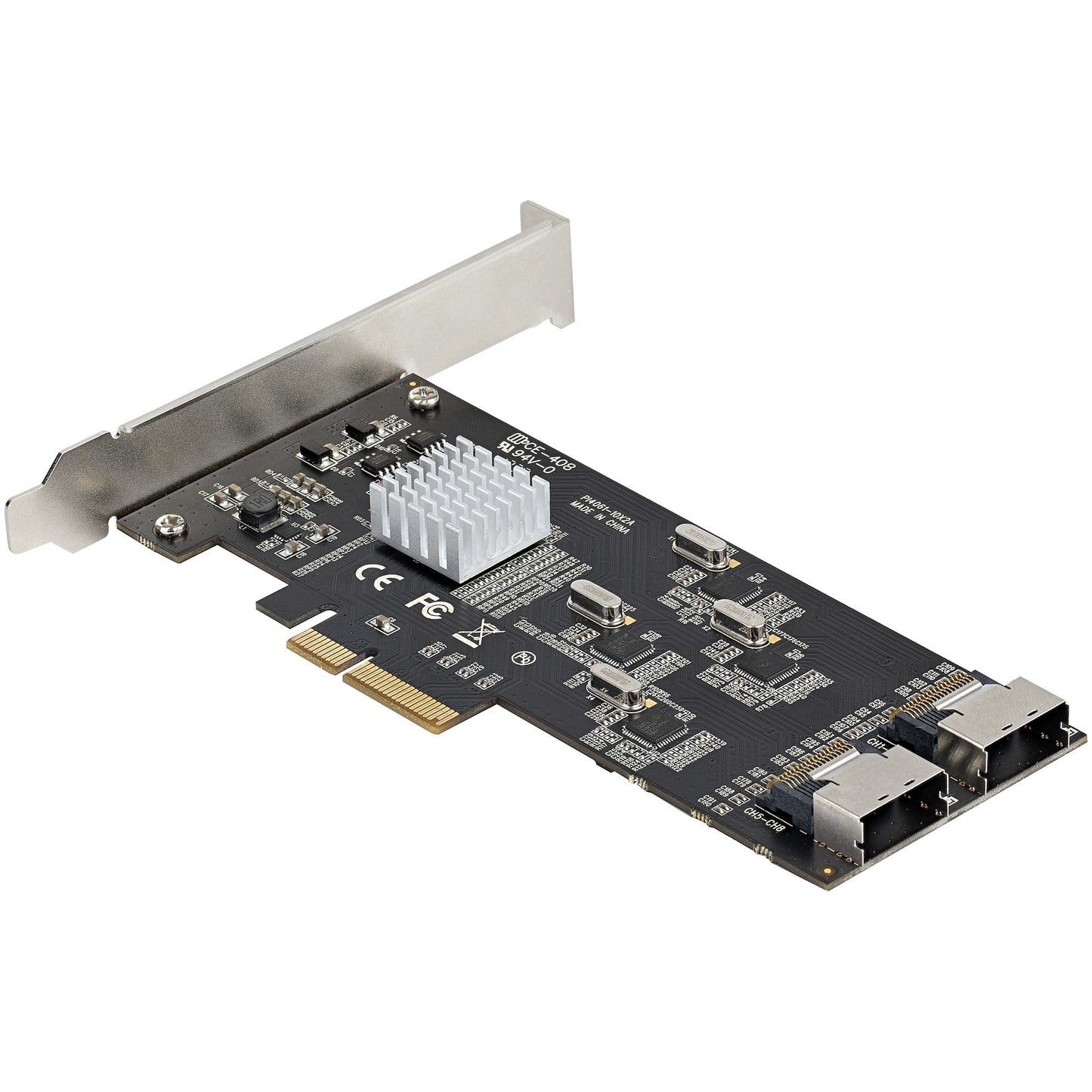 StarTech.com 8 Port SATA PCIe Card - PCI Express 6Gbps SATA Expansion Adapter Card Hub