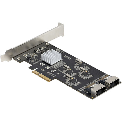 StarTech.com 8 Port SATA PCIe Card - PCI Express 6Gbps SATA Expansion Adapter Card Hub
