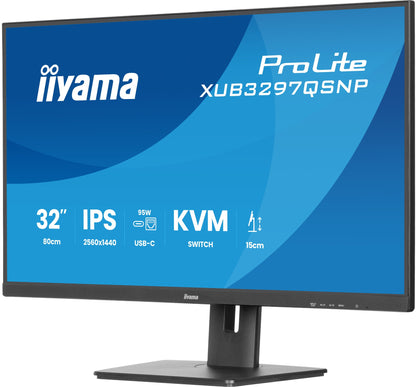 iiyama ProLite XUB3297QSNP-B1 32" QHD IPS 100Hz Monitor