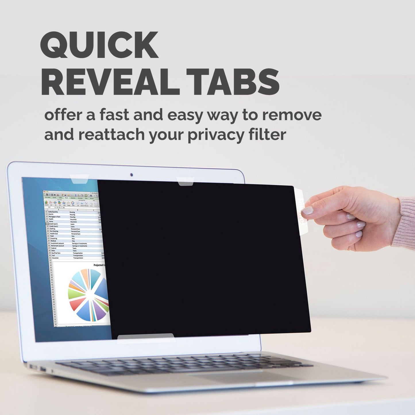 Fellowes PrivaScreen 35.6 cm (14") Laptop Frameless display privacy filter