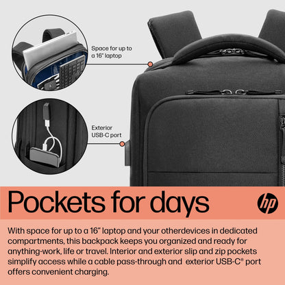 HP Renew Executive 16-inch Laptop Backpack Laptop Bag