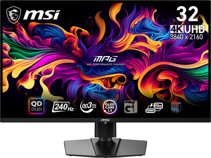 MSI MPG 321URX QD-OLED 31.5" 4K UHD OLED 240Hz Monitor