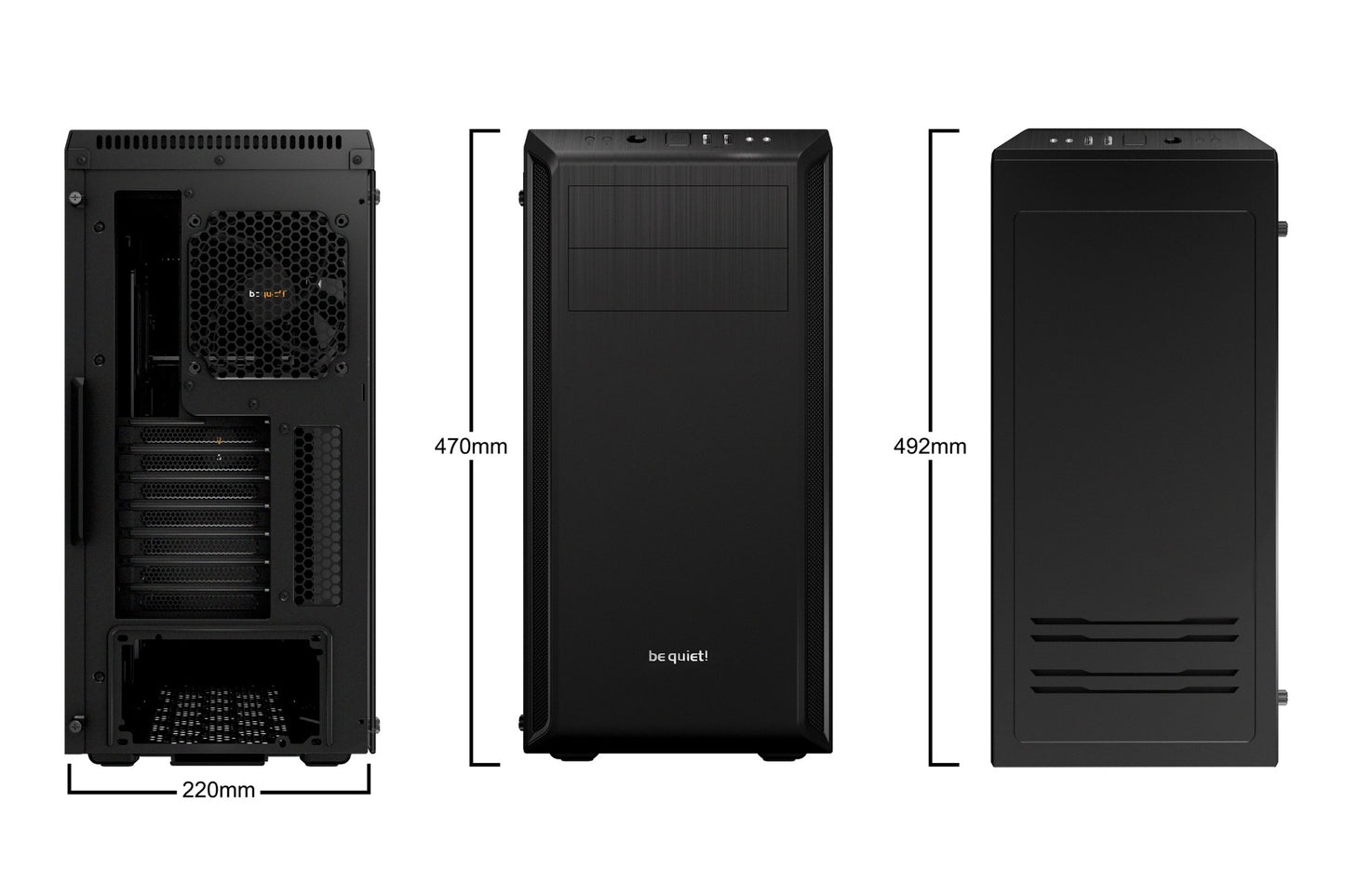 be quiet! Pure Base 600 Window Midi Tower Black PC Case