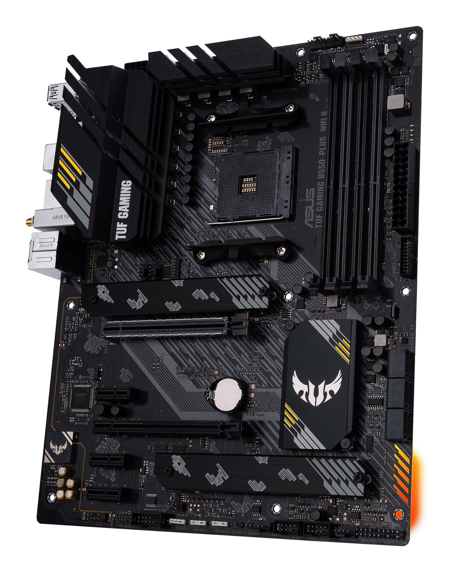 ASUS TUF GAMING B550-PLUS WIFI II AMD B550 Socket AM4 ATX Motherboard
