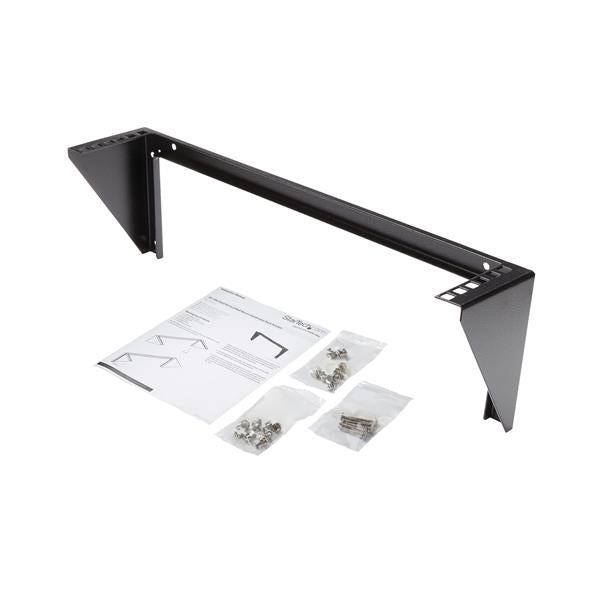 StarTech.com 2U Vertical Wall Mount Patch Panel Bracket - Steel Rack Mount Bracket