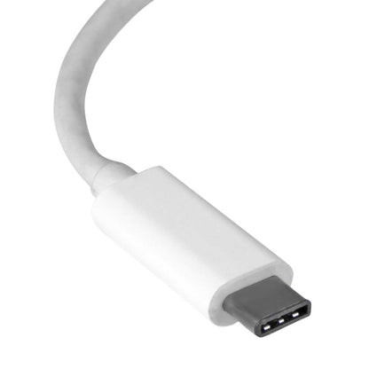 StarTech.com USB-C to Gigabit Ethernet Adapter, White, Thunderbolt 3 Compatible