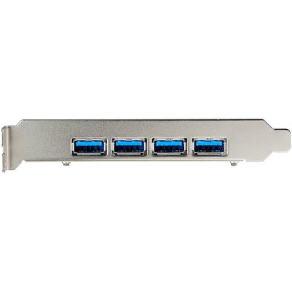 StarTech.com 4-Port USB PCIe Card - 10Gbps USB 3.2 Gen 2 Type-A PCI Express Hub
